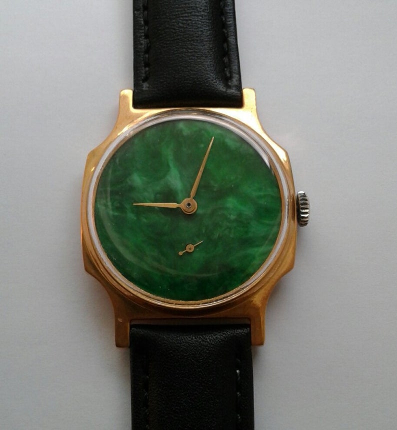 Soviet watch "Pobeda" - Malachite watch