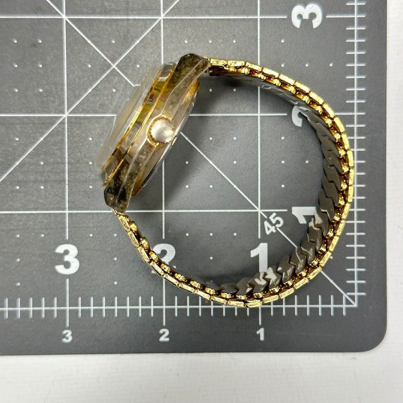 Vintage Kronatron Electra 360 Gold Men’s Wrist Watch c. 1950