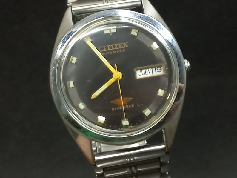 Vintage Wrist Watch Citizen, Japan Automatic Watch, Rare Japanese Classic Citizen