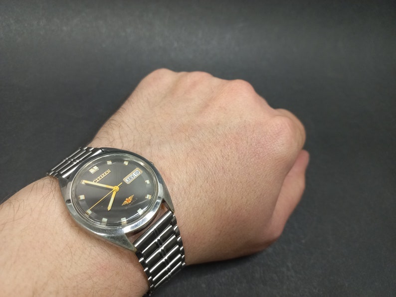Vintage Wrist Watch Citizen, Japan Automatic Watch, Rare Japanese Classic Citizen
